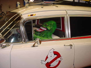 Illustration for article titled Ghostbuster's ECTO-1 For Sale: High Miles, Some Slime Damage